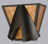Teepee Two Light Wall Sconce in Black Metal (57|23942)