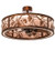 Whispering Pines LED Chandel-Air in Vintage Copper (57|239188)