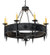 Calandra Eight Light Chandelier in Antique Iron Gate (57|239061)
