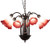 Tiffany Pond Lily Seven Light Chandelier in Mahogany Bronze (57|236536)