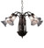 Tiffany Pond Lily Seven Light Chandelier in Mahogany Bronze (57|236535)