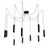 Castiliolite LED Pendant in Flat Black (57|236517)