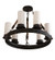 Costello Six Light Chandelier in Coffee Bean (57|236458)