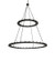 Loxley 48 Light Chandelier in Textured Black (57|236362)