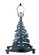 Tree One Light Table Base in Textured Black (57|23560)
