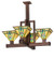 Prairie Wheat Four Light Pendant in Cinnamon Coffee Metallic (57|235571)