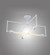 Pronograde Four Light Semi-Flushmount in Matte White (57|234207)