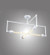 Pronograde Four Light Semi-Flushmount in Gloss White (57|234204)