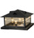 Arrowhead Four Light Pier Mount in Black (57|233380)