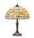 Tiffany Turning Leaf Three Light Table Lamp in Mahogany Bronze (57|232800)