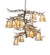 Pine Branch LED Chandelier in Antique Copper (57|232763)