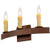 Lakeshore Three Light Wall Sconce in Rustic Iron (57|232159)