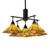 Prairie Corn Five Light Chandelier in Craftsman Brown (57|231650)