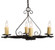 Elianna Four Light Chandelier in Distressed Chestnut (57|231446)