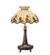 Roseborder Three Light Table Lamp in Mahogany Bronze (57|230473)