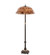 Fishscale Three Light Floor Lamp in Mahogany Bronze (57|230384)