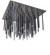 Fasci Di Luce LED Flushmount in Alpha Gray (57|230304)