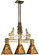 Winter Pine Three Light Island Pendant in Antique Copper (57|22935)