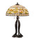 Tiffany Turning Leaf Three Light Table Lamp in Mahogany Bronze (57|229126)