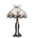 Roseborder Three Light Table Lamp in Mahogany Bronze (57|228799)