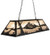 Mountain Range Nine Light Pendant in Black Metal (57|228717)