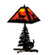 Lone Deer Two Light Table Lamp in Textured Black Textured Black (57|228151)