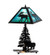 Lone Moose Two Light Table Lamp in Textured Black Textured Black (57|228133)
