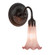 Pink One Light Wall Sconce in Oil Rubbed Bronze (57|227736)