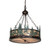Tall Pines Four Light Pendant in Mahogany Bronze/Green Trees (57|226960)
