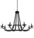 Octavia Eight Light Chandelier in Blackwash (57|225442)