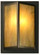 Wedge One Light Wall Sconce in Craftsman Brown (57|22470)