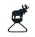 Moose Towel Bar in Black (57|22391)