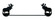 Moose Towel Bar in Black (57|22383)