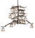 Pine Branch 12 Light Chandelier in Vintage Copper (57|223801)