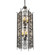 Saskia Six Light Pendant in Custom (57|223517)