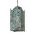 Moroccan One Light Pendant in Craftsman Verdi On Brass (57|222871)