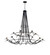 Octavia 18 Light Chandelier in Solar Black (57|222728)