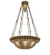 Fleur-De-Lis Six Light Semi-Flushmount in Copper Vein And Nu Gold (57|221467)