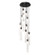 Cilindro 12 Light Pendant in Solar Black (57|220696)