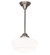 Schoolhouse One Light Pendant in Brushed Nickel (57|219618)
