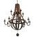 Barrel Stave 12 Light Chandelier in Natural Wood,Oil Rubbed Bronze (57|219497)