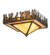 Pine Lake Two Light Flushmount in Antique Copper (57|219381)