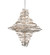 Cyclone 36 Light Chandelier in Industrial Steel (57|219352)