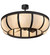 Prime Six Light Chandel-Air in Wrought Iron (57|218808)