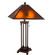 Mission Two Light Table Lamp in Mahogany Bronze (57|218344)
