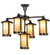 Fulton Five Light Chandelier in Craftsman BrownCraftsman Brown (57|218223)