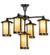 Fulton Five Light Chandelier in Craftsman Brown (57|218223)