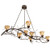 Winter Solstice Eight Light Chandelier in Antique Copper,Timeless Bronze,Burnished Copper (57|218102)