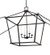 Kitzi Four Light Pendant in Flat Black/White (57|217569)