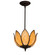 Tulip One Light Pendant in Craftsman Brown On Brass (57|217492)